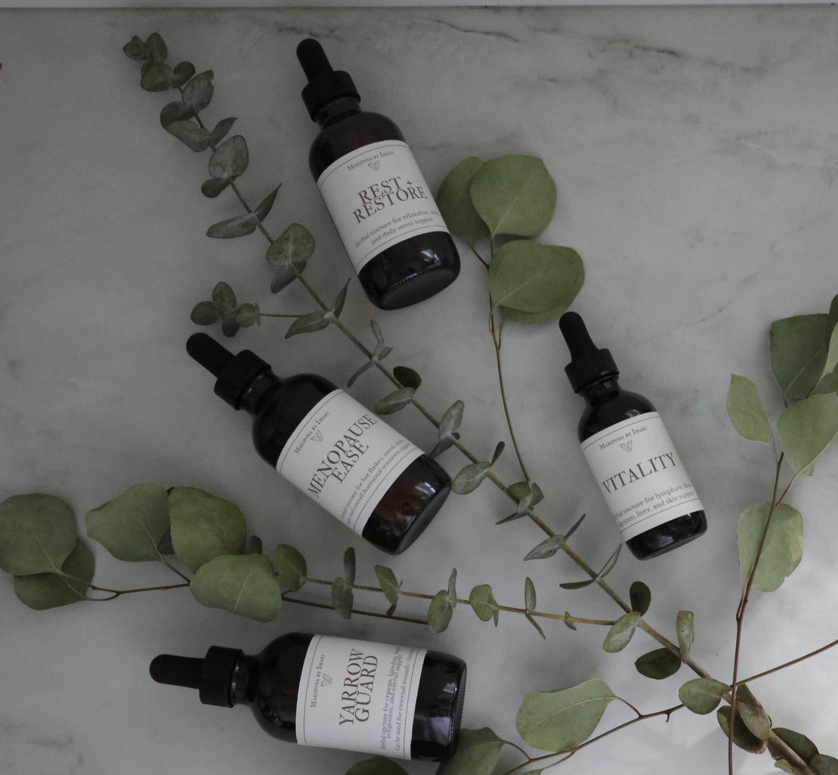 Medicinal Tinctures + Glycerites
